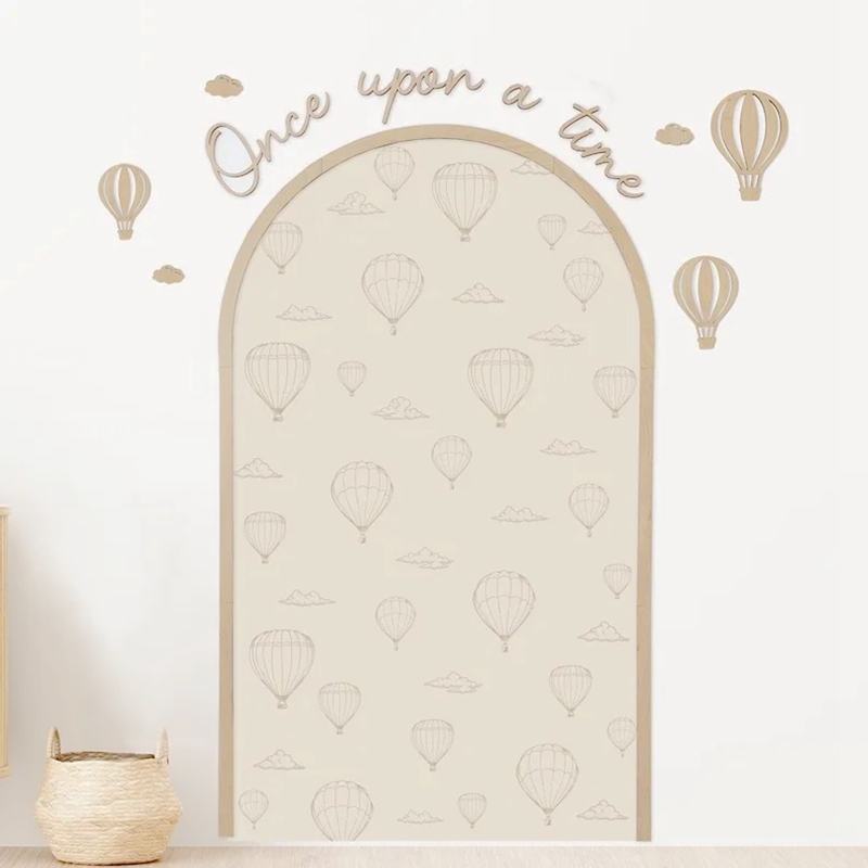 Balloon Arch Kit - Ahşap Sıcak Hava Balonları Ahşap Çerçeve