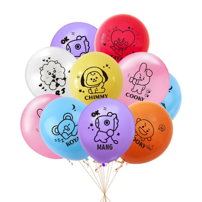 Event Supplies - 2026 KPOP bt21 temalı çizgi film