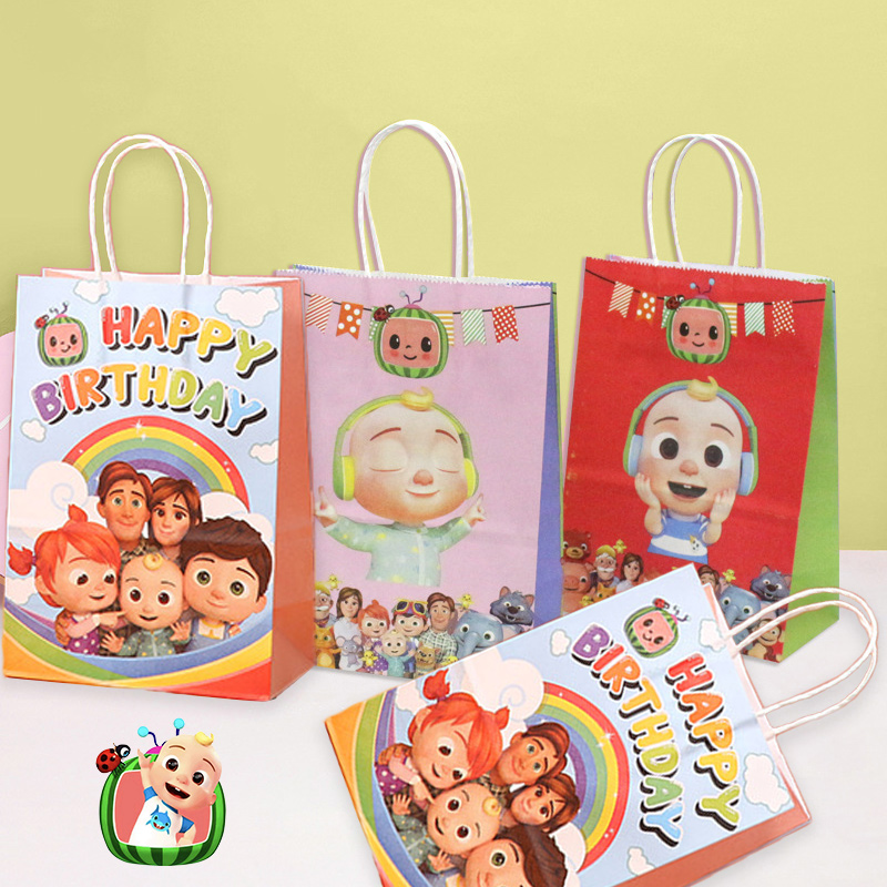 Event Supplies - Cocomelons Parti Hediye Çantası Seti Sevimli