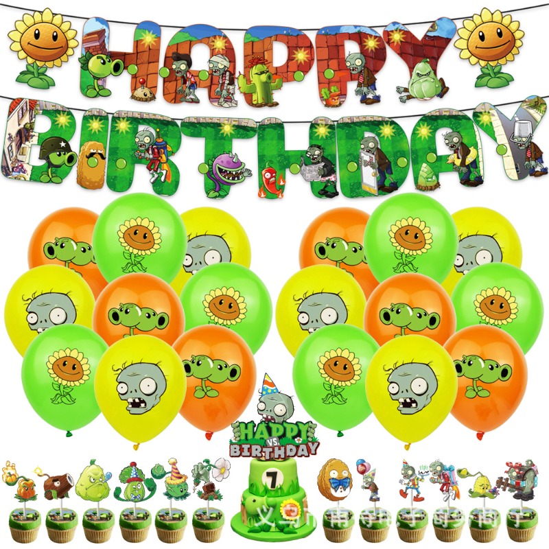 Event Supplies - Yeni Plants Vs Zombies Edition DIY