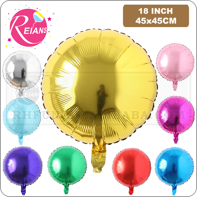 Party Event Supplier - Parti malzemeleri, 18 inç yuvarlak alüminyum