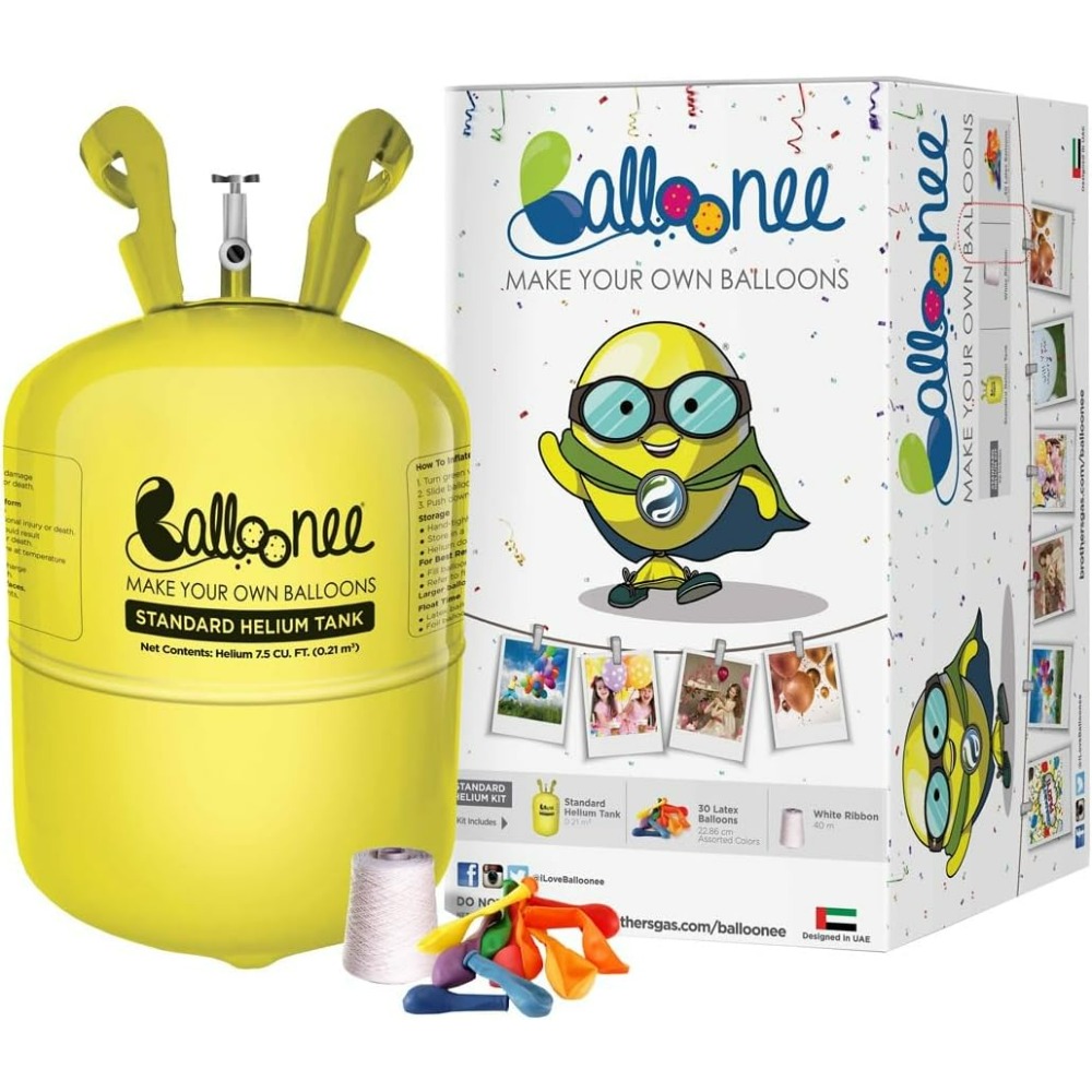 Balloon Pump Hand - Balloonee Standart Tek Kullanımlık Helyum Tüpü
