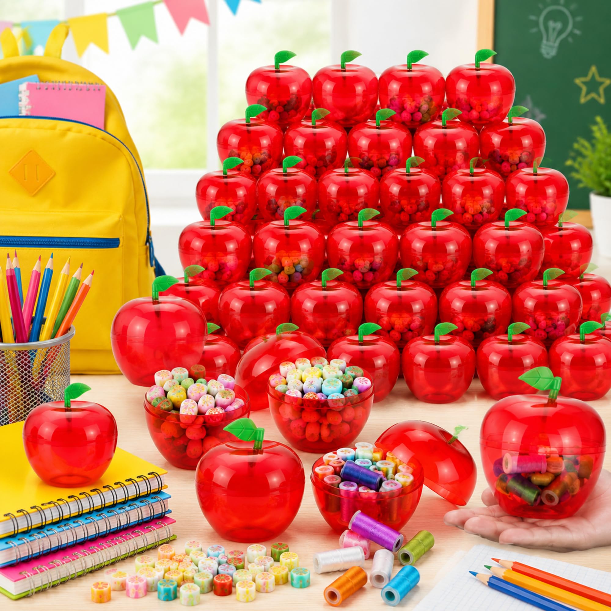 5/10 adet Elma Şeklinde Kaplar - Event Party Box incelemesi ve fiyatı