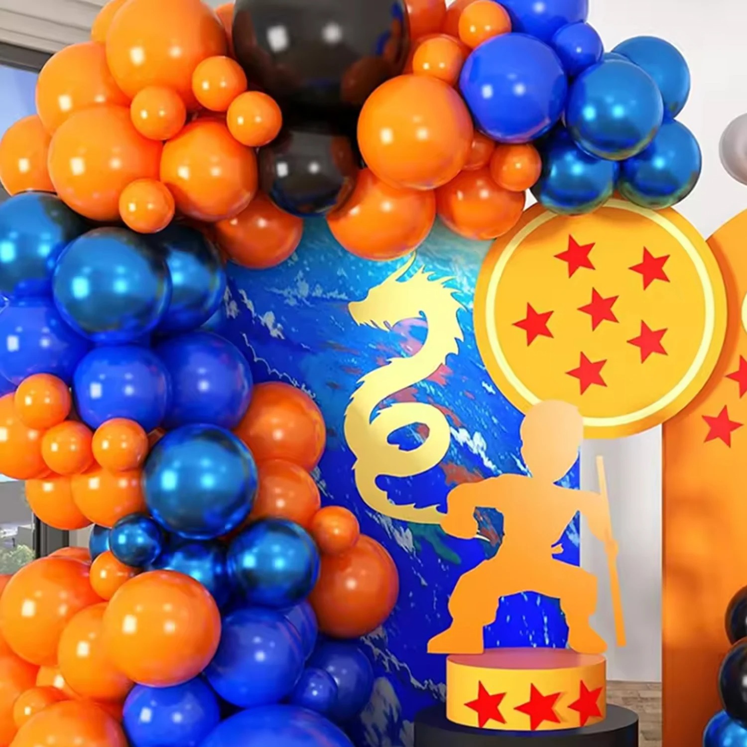 110 adet Turuncu Mavi Lateks B - Balloon Arch Kit incelemesi ve fiyatı