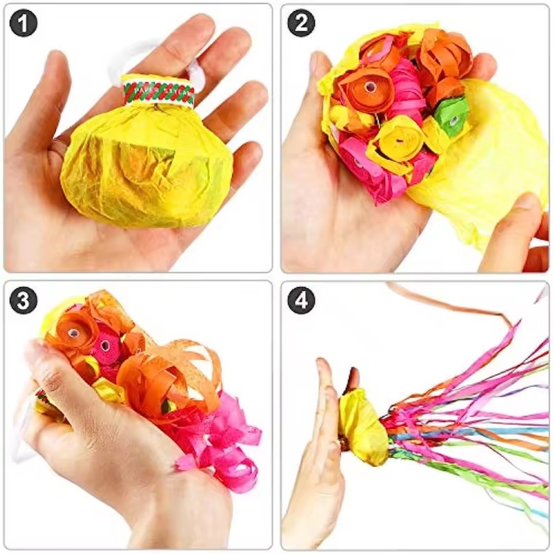 Renkli El Tipi Konfeti Atıcıla - Confetti Cannon Tube incelemesi ve fiyatı