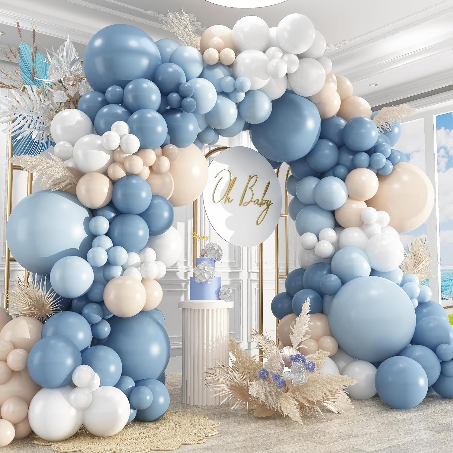Toz Mavisi Kum Beyazı Lateks B - Balloon Arch Kit incelemesi ve fiyatı