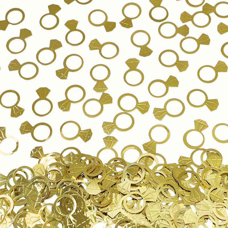 50 adet/torba Altın Pırlanta Y - Papercraft Supply Confetti incelemesi ve fiyatı