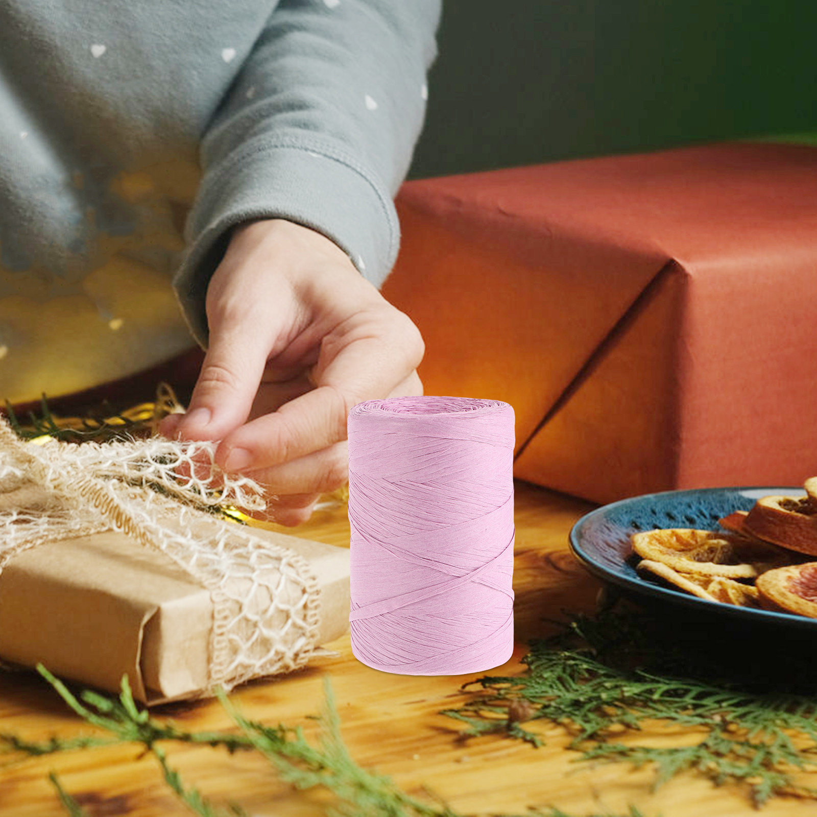 Rafya Kağıt İpi Düz Renkli Pak - Papercraft Supply Ribbon incelemesi ve fiyatı