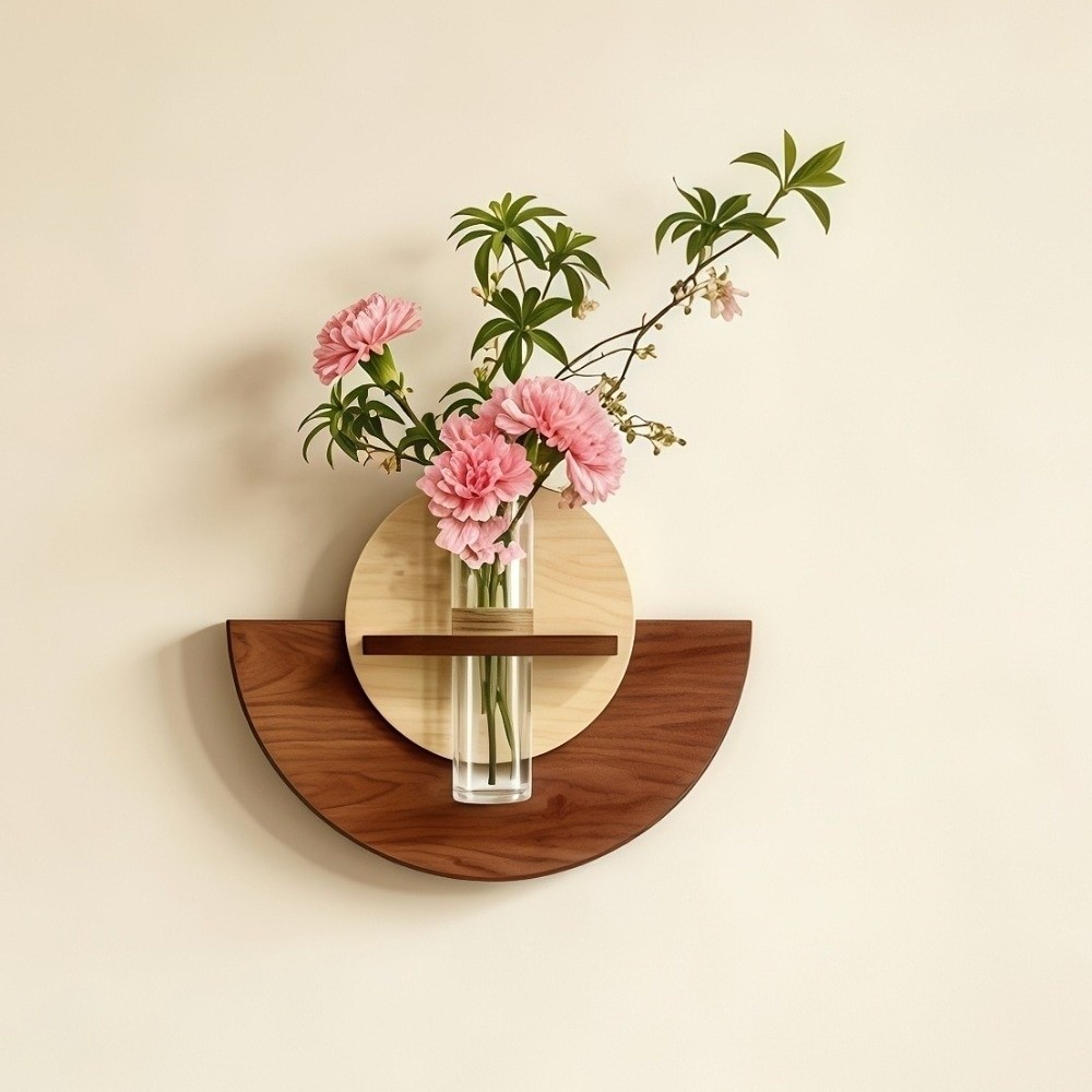 Oval Ahşap Duvara Monte Çiçek  - Flower Wall Panel incelemesi ve fiyatı