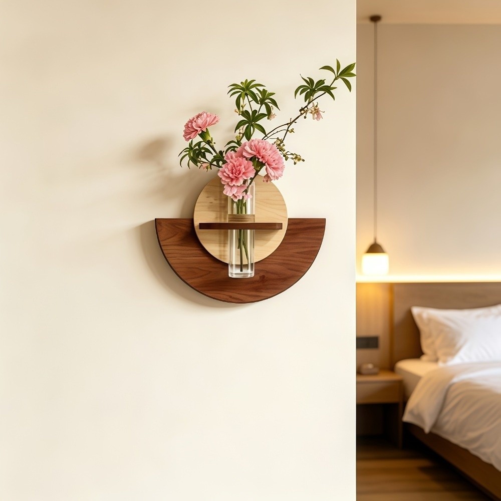 Oval Ahşap Duvara Monte Çiçek  - Flower Wall Panel incelemesi ve fiyatı
