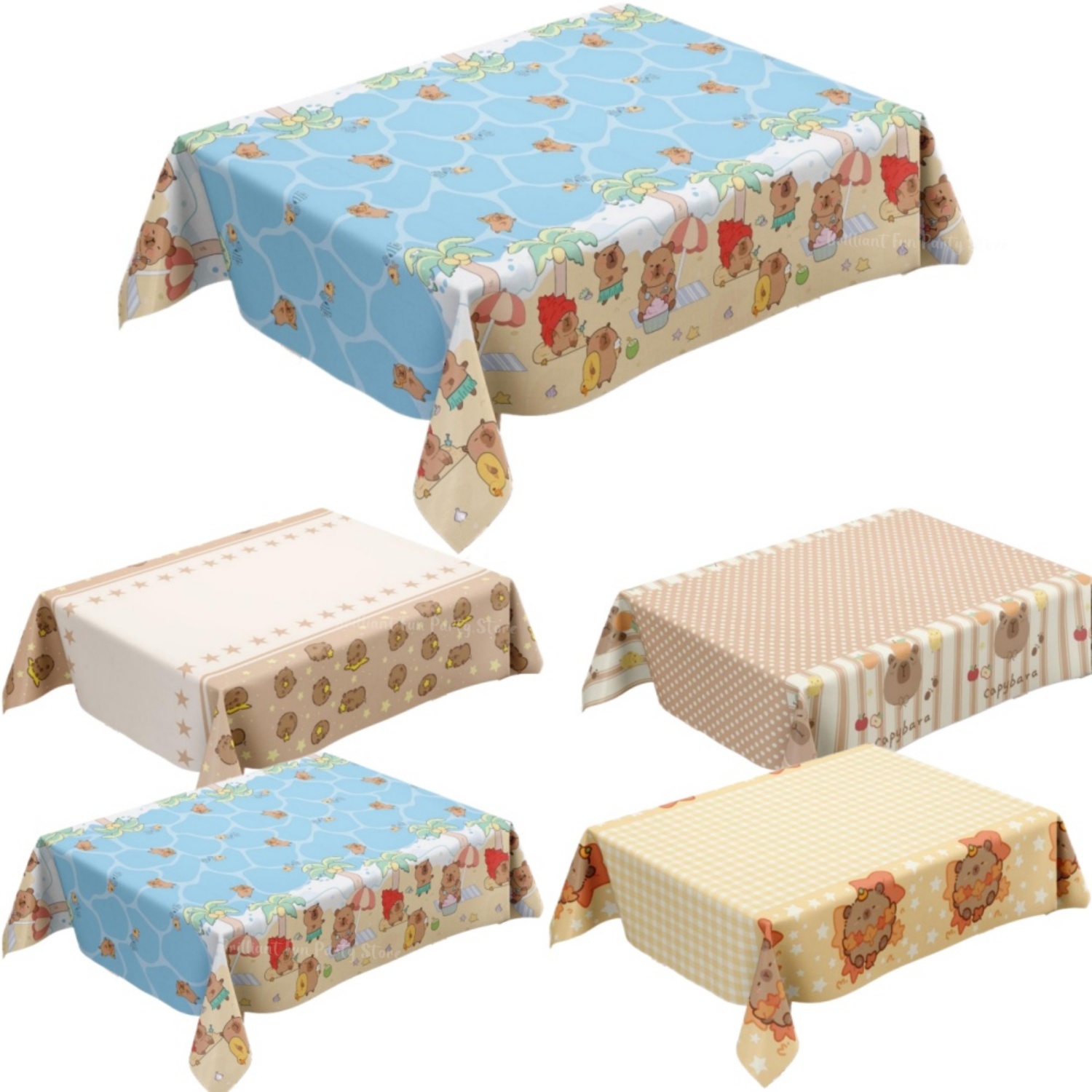 Sevimli Capybara Masa Örtüsü Ç - Table Cloth Disposable incelemesi ve fiyatı